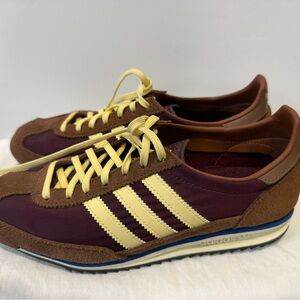 Adidas SL72 Brown and Cream Sneakers